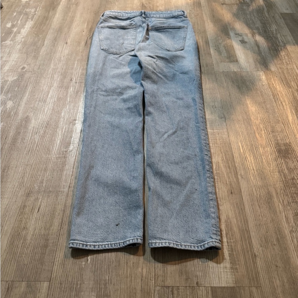 blue denim relaxed fir jeans